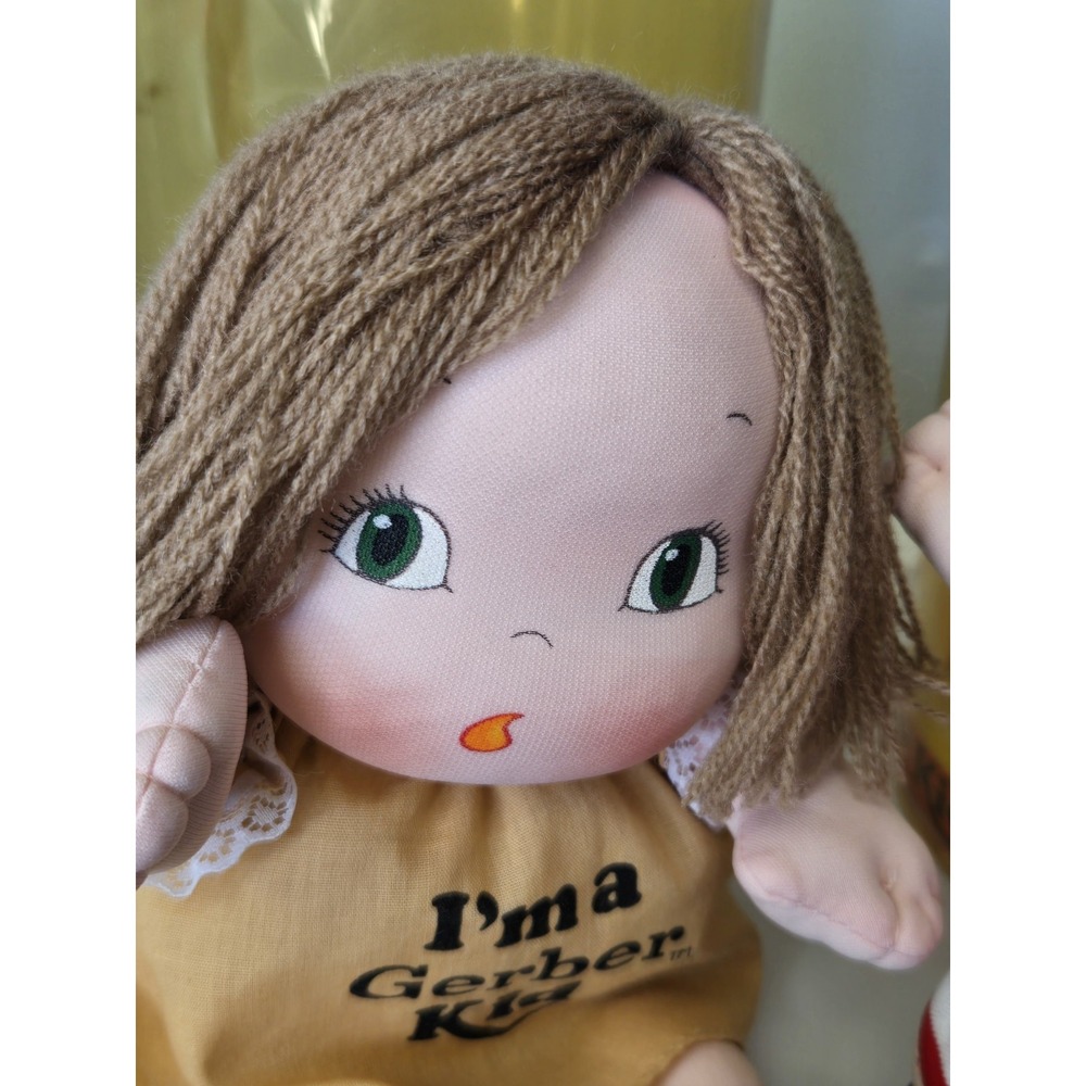 VTG Gerber Kids Dolls Atlanta Novelty Soft Body Lot Of 2 1980 1984 Nursery Decor - Picture 12 of 16